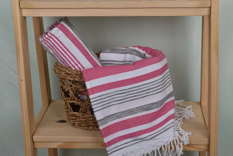 Spa Towel, Beach Bachelorette Party Decorations, Peshtemal Towel, Beach Towel Bulk, 70x36 Cotton Striped Towel, Quick-dry towel, Christmas Gift - 4