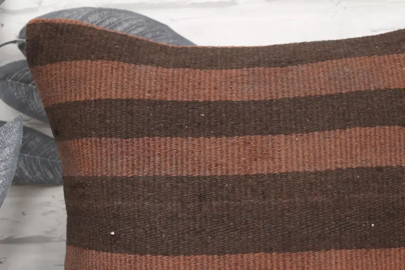Pillow Case, 16x16 Brown Cushion Cover, Meditation Cushion, Cozy Throw Pillow Case, Toss Pillow, Boho Pillow, Pillow for Couch, Gift Pillow - 2