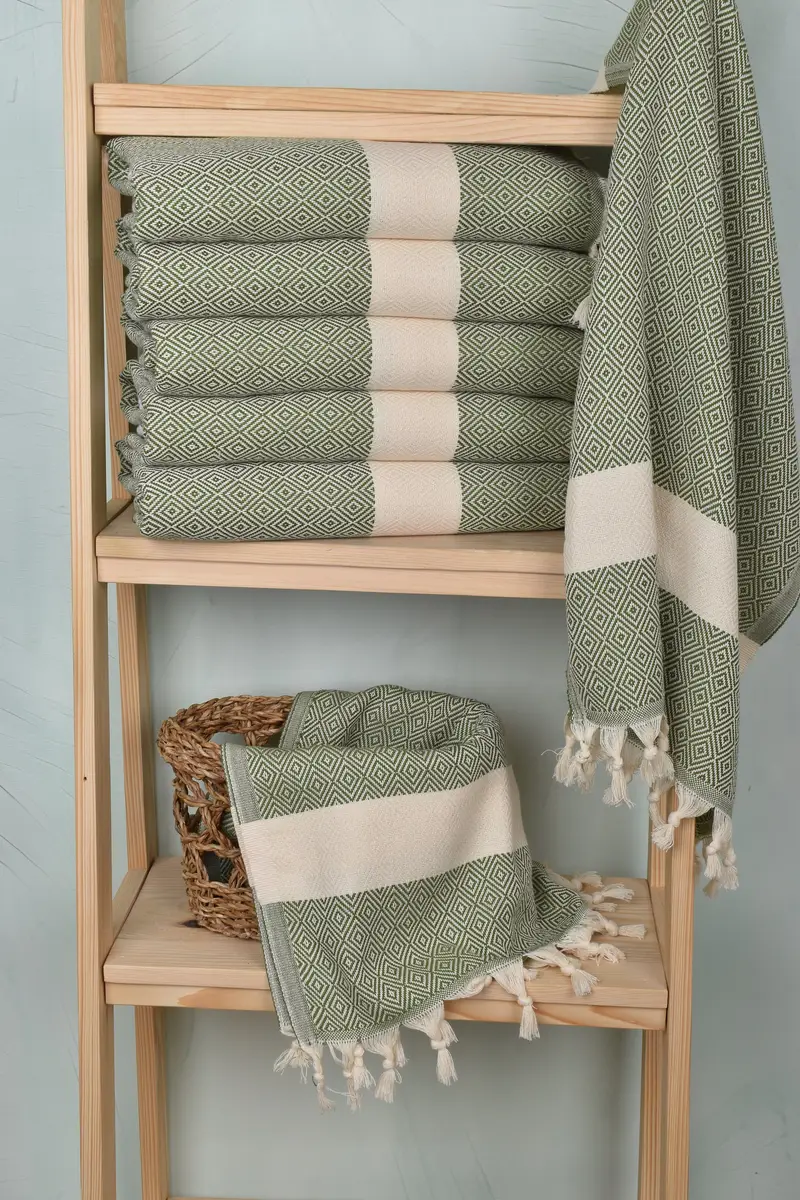 Organic Towel, Spa Towel, Small Bath Towels, Best Friend Gift, Turkish Tea Towel, Wedding Favors, 36x20 Cotton Diamond Towel, Guest Towel, Home Gift - 3