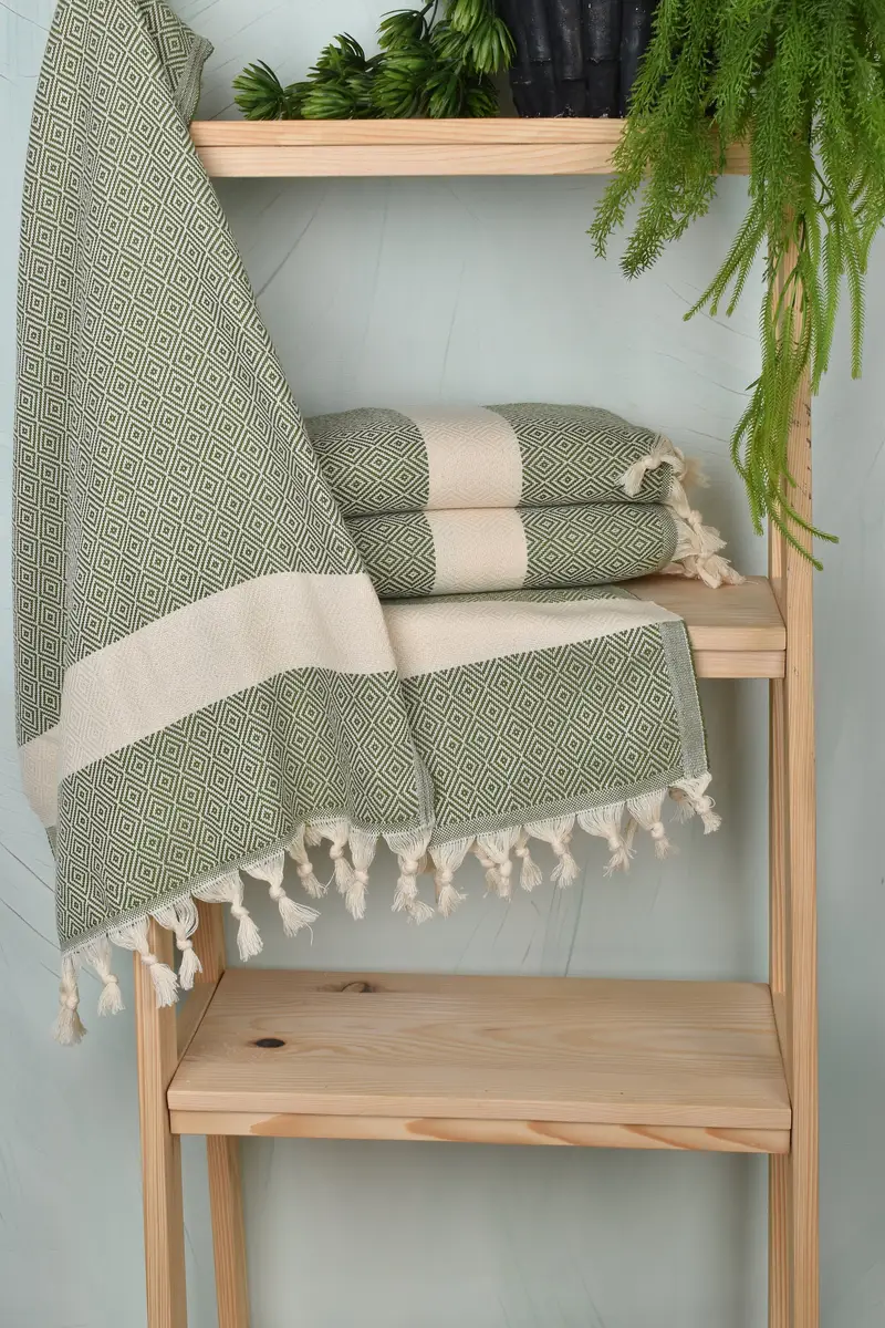 Organic Towel, Spa Towel, Small Bath Towels, Best Friend Gift, Turkish Tea Towel, Wedding Favors, 36x20 Cotton Diamond Towel, Guest Towel, Home Gift - 6