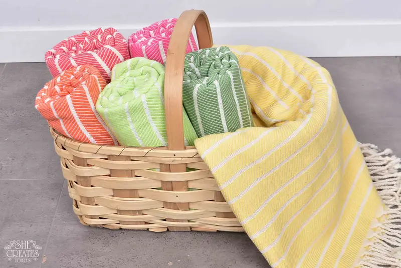 Turkish towel, Personalized Gifts, Beach Size Towel, Bachelorette Party Decorations, 70x40 Bamboo Herringbone Towel, Bachelorette Party Favors Beach - 7