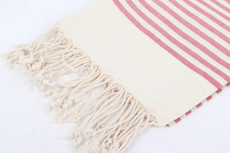 Türkisches Handtuchset, 70x40 Baumwollstreifentuch, Babygeschenk, sandresistent - 7