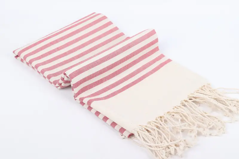 Türkisches Handtuchset, 70x40 Baumwollstreifentuch, Babygeschenk, sandresistent - 6