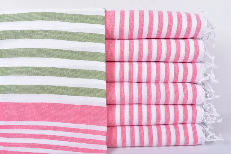 68x36 Cotton Striped Towel, Travel towel, Gift For Him, Valentines Gift, Kids Beach Towel, Beach Bachelorette Party Decorations, Bachelor Gifts - 1