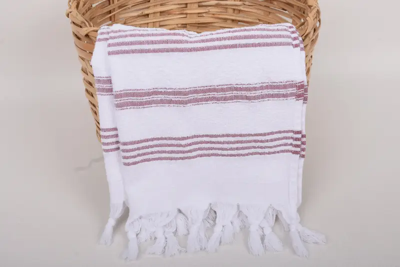 Organic Towel, 40x18 Cotton Striped Terry Towel, Wedding Day Gift For Bride, Turkish Hand Towel, Personalized Gifts, Travel Towel, Personalized Gift - 5
