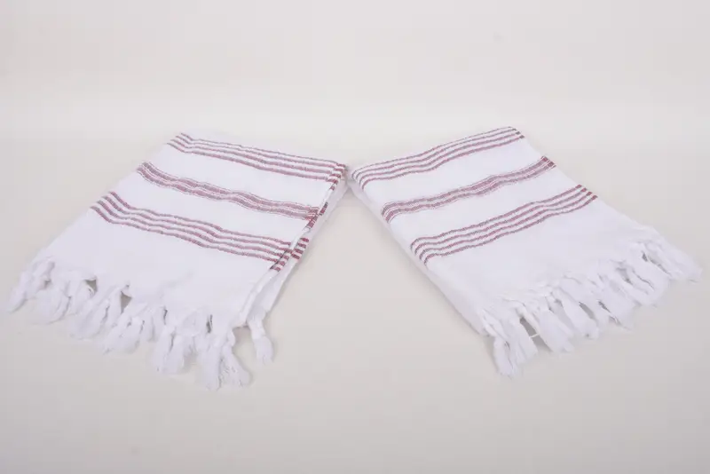 Organic Towel, 40x18 Cotton Striped Terry Towel, Wedding Day Gift For Bride, Turkish Hand Towel, Personalized Gifts, Travel Towel, Personalized Gift - 6