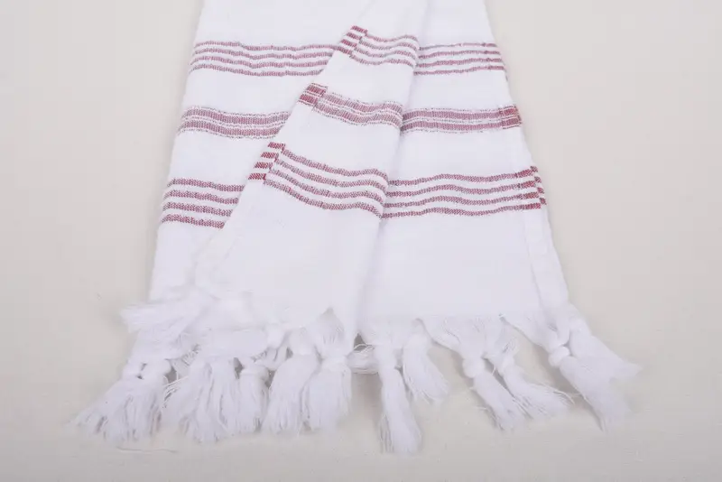 Organic Towel, 40x18 Cotton Striped Terry Towel, Wedding Day Gift For Bride, Turkish Hand Towel, Personalized Gifts, Travel Towel, Personalized Gift - 8