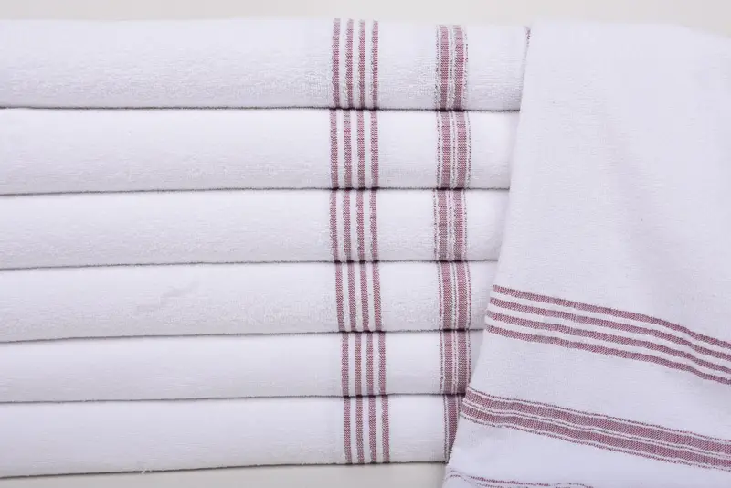 Organic Towel, 40x18 Cotton Striped Terry Towel, Wedding Day Gift For Bride, Turkish Hand Towel, Personalized Gifts, Travel Towel, Personalized Gift - 2