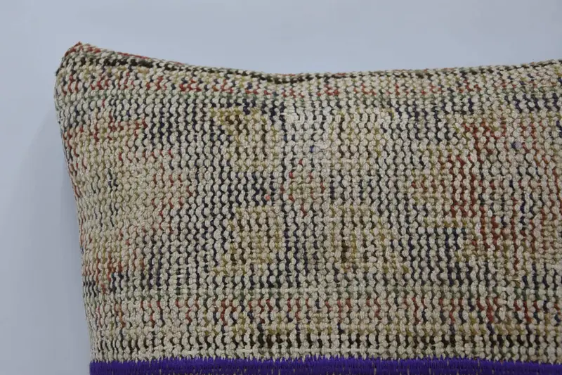 Handmade Kilim Cushion, Pillow for Couch, 16x16 Orange Cushion, Decorative Cushion Cover, Cushion, Turkish Kilim Pillow - 2