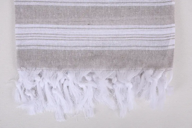 Peshtemal Towel, Home Decor Gifts, Handmade Gift, Beach Wedding Favor, 70x40 Cotton Striped Towel, Lightweight towel, Handmade Turkish Towel - 3