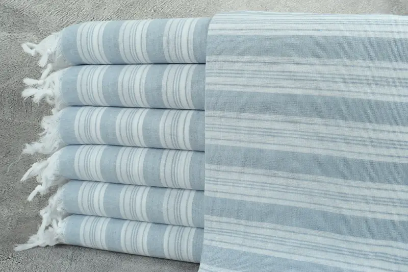 Bachelorette Party Gifts, House Warming Gift, 70x40 Cotton Striped Towel, Pool Towels, Bridal Shower Gift, Luxury Beach Towel, Quick-Dry Beach Towel - 1