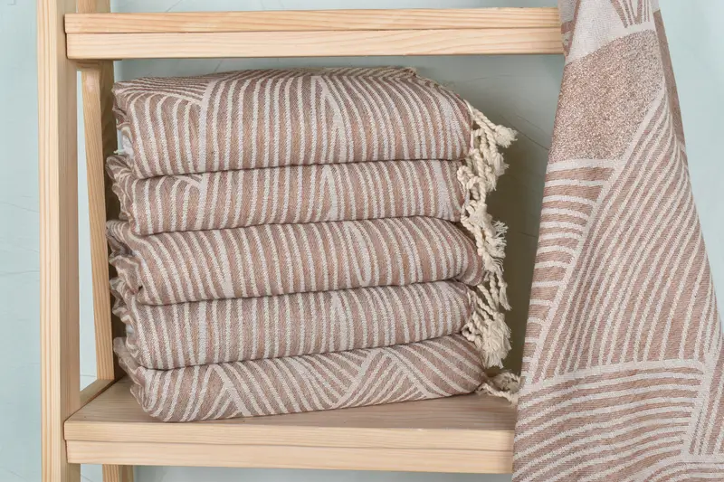 Hammam towel, Monogrammed Beach Towel, Bulk Order Towel, 68x40 Cotton Striped Design Towel, Personalized Wedding Gift, Personalized Gift For Her - 2