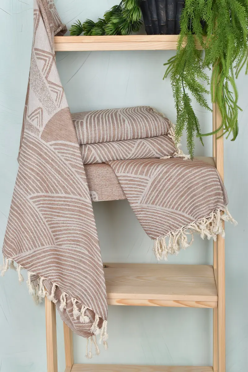 Hammam towel, Monogrammed Beach Towel, Bulk Order Towel, 68x40 Cotton Striped Design Towel, Personalized Wedding Gift, Personalized Gift For Her - 7