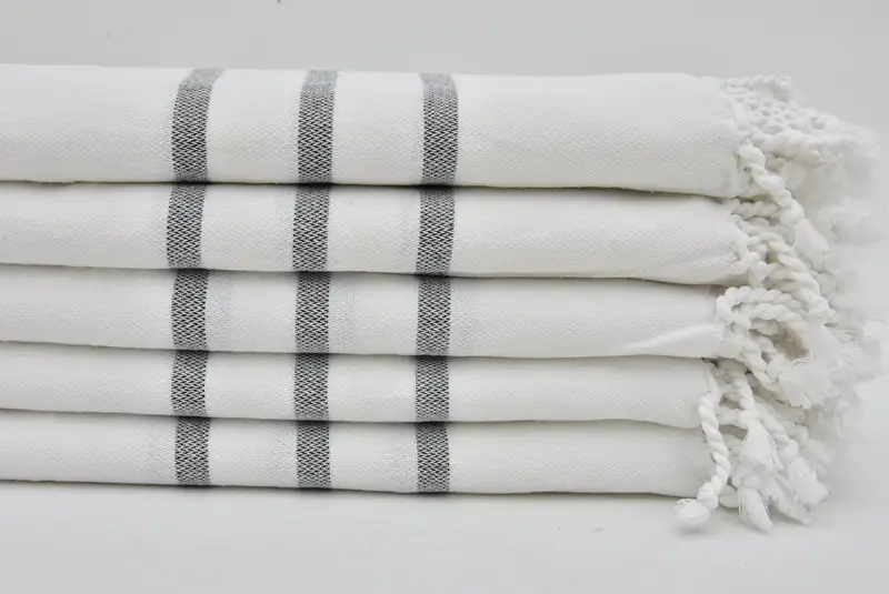 Türkisches Handtuch Handtuch, monogrammiertes Handtuch, Reisehandtuch, 40x18 Baumwollstreifenhandtuch, Baby -Jungen Geschenk, Badezimmertücher, individuelle Hochzeitsgeschenke - 4