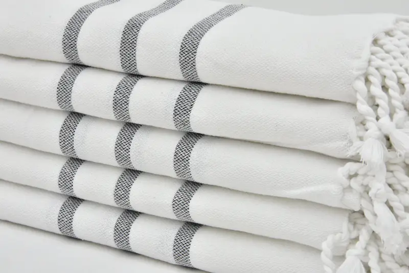Türkisches Handtuch Handtuch, monogrammiertes Handtuch, Reisehandtuch, 40x18 Baumwollstreifenhandtuch, Baby -Jungen Geschenk, Badezimmertücher, individuelle Hochzeitsgeschenke - 1