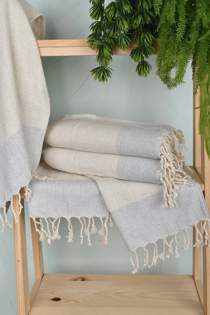 Organic Towel, 36x18 Cotton Diamond Towel, Turkish Hand Towel, Wedding Gift, Gift For The Home Decor, Personalized Gift, Bachelor Party Favors - 6