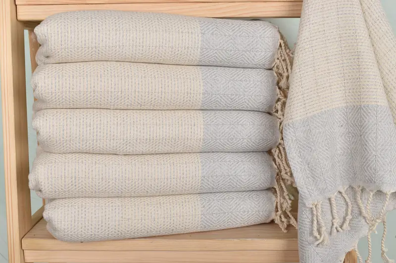 Organic Towel, 36x18 Cotton Diamond Towel, Turkish Hand Towel, Wedding Gift, Gift For The Home Decor, Personalized Gift, Bachelor Party Favors - 2