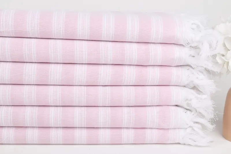 Turkish Bath Towel USA, Bath towel, Turkish Towel Bulk, 70x40 Cotton Striped Towel, Baby Boy Gift, Absorbent Turkish towel, Personalized Gifts - 3