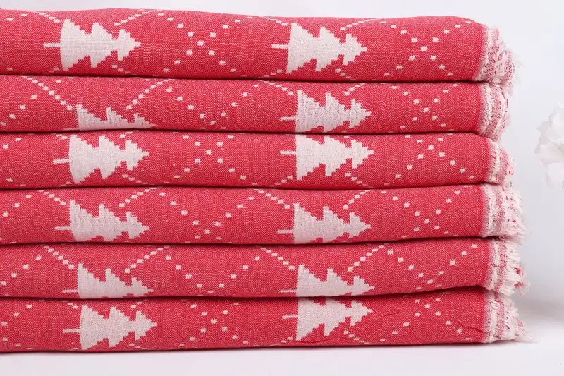 Beach Towel Bulk, Personalized Gifts, 84x42 Cotton Christmas Patterned Towel, Travel towel, Best Friend Gift Ideas, Pool Towels, Beach Wedding Favor - 4