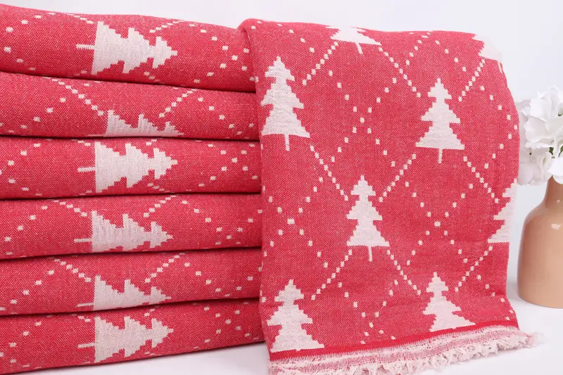 Beach Towel Bulk, Personalized Gifts, 84x42 Cotton Christmas Patterned Towel, Travel towel, Best Friend Gift Ideas, Pool Towels, Beach Wedding Favor - 3