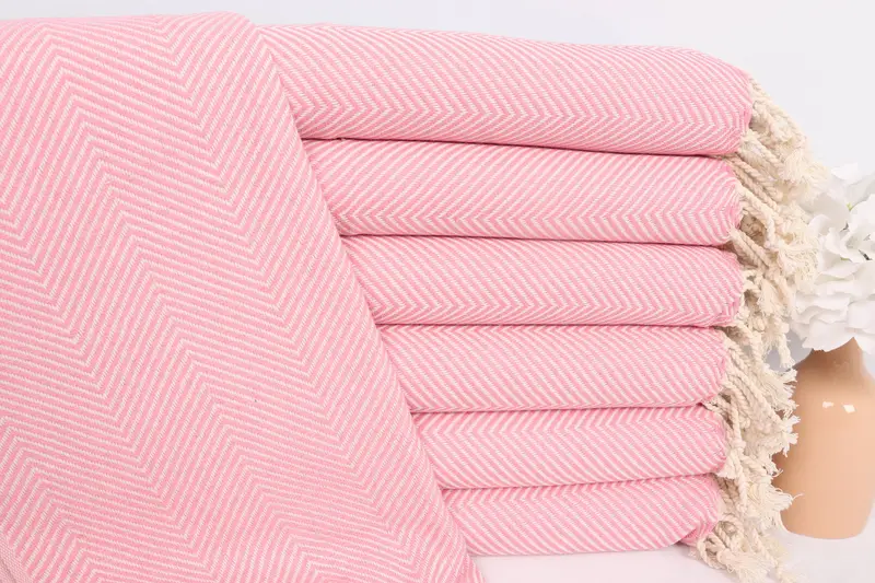 Monogram Kitchen Towel, 40x20 Cotton Herringbone Towel, Custom Hand Towel, Bridesmaid Favors, Bulk Order Towel, Bridesmaid Gifts, Custom Name Towel - 2