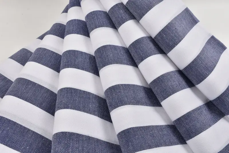 Luxury towel, Personalised Gift, 70x40 Cotton Striped Towel, Monogram Towels, Personalized Wedding Gift, Fouta towel, Wedding Anniversary Gift - 5