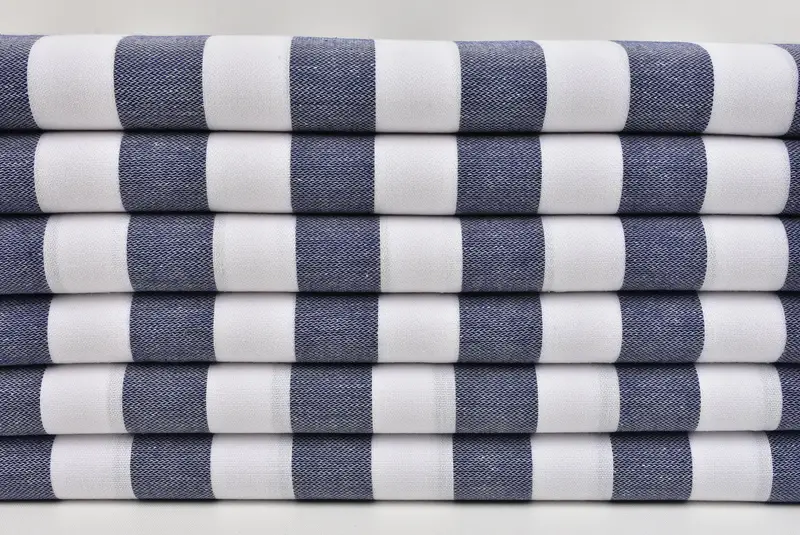 Luxury towel, Personalised Gift, 70x40 Cotton Striped Towel, Monogram Towels, Personalized Wedding Gift, Fouta towel, Wedding Anniversary Gift - 2