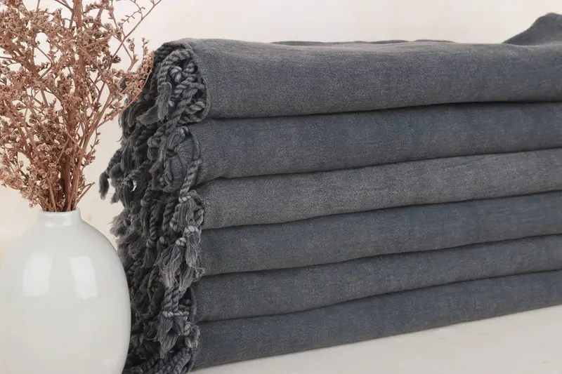 Bachelorette Gifts, 64x36 Cotton Striped Stonewashed Towel, Best Friend Wedding Gift, Boyfriend Christmas Gift, Hammam towel, Organic towel - 1