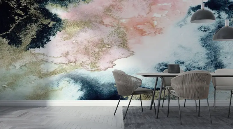 Alcohol Ink Wall Paper, , Gold Wall Art, Bright Wall Paper, Paper Wall Art, 3d Wall Paper, Black Marble Wallpaper, Abstract Wall Mural, - 3