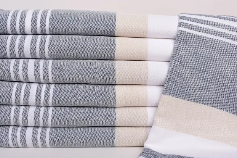 Wedding Gifts Towel, Beach Wedding Favor, Unique Gift, 70x40 Cotton Striped Towel, Turkish Towel USA, Friends Beach Towel, Bridesmaid Gift - 2