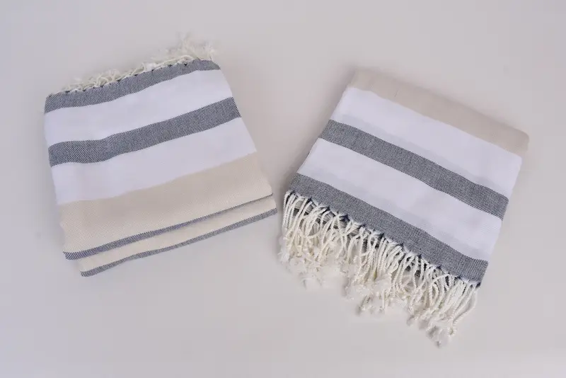 Wedding Gifts Towel, Beach Wedding Favor, Unique Gift, 70x40 Cotton Striped Towel, Turkish Towel USA, Friends Beach Towel, Bridesmaid Gift - 7