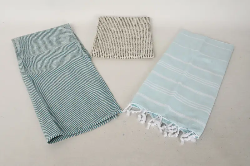 Summer Gift, Small Bath Towels, 36x18 Cotton Set of 10 Towel, Turkish Hand Towel, Wedding Gift, Bachelorette Party Decorations, House Warming Gift - 9