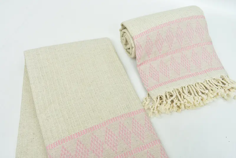 70x36 Linen Kilim Design Towel, Bachelorette Party Decorations, Best Friend Gift Ideas, Large Turkish Towel, Custom Bath Towel, Monogram Beach Towel - 7