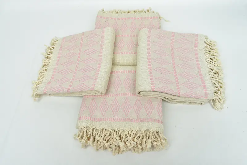 70x36 Linen Kilim Design Towel, Bachelorette Party Decorations, Best Friend Gift Ideas, Large Turkish Towel, Custom Bath Towel, Monogram Beach Towel - 6