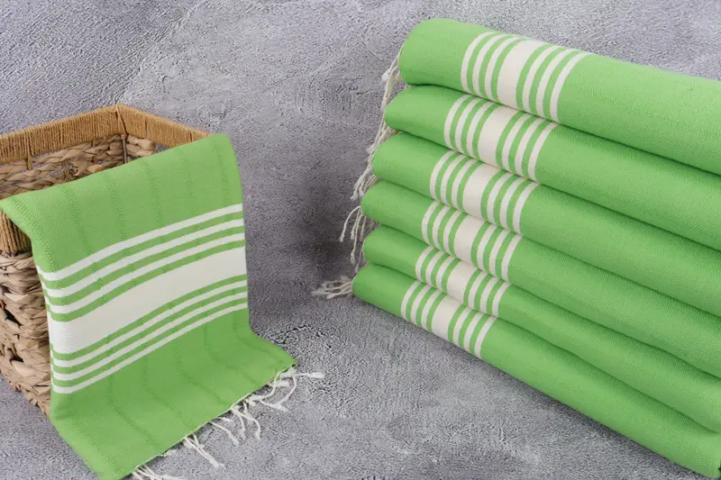 Bachelorette Towel, Quick-dry towel, Large Turkish Towel, Peshtemal Towel, 64x36 Cotton Striped Towel, Valentines Day Gift Idea, Friends Beach Towel - 3