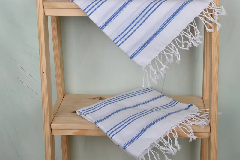 Kitchen Towel, Bachelor Gifts, Turkish Towel Hand Towel, Embroidery Towel, Bachelorette Towel, 40x24 Cotton Striped Towel, Monogram Kitchen Towel - 5