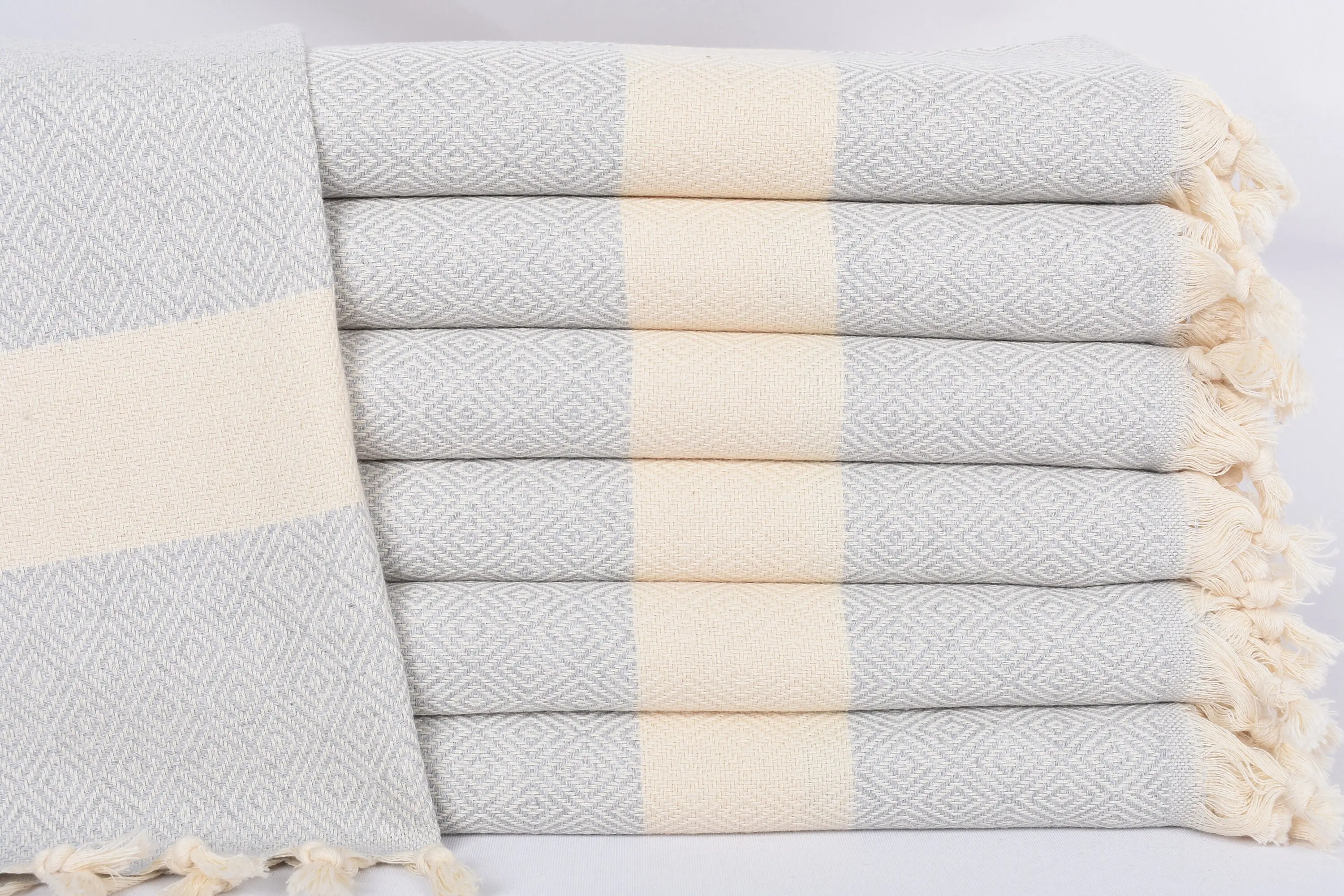 Turkish Hand Towel Organic Cotton Personalized Kitchen Towel, 36x20 Inches - 1