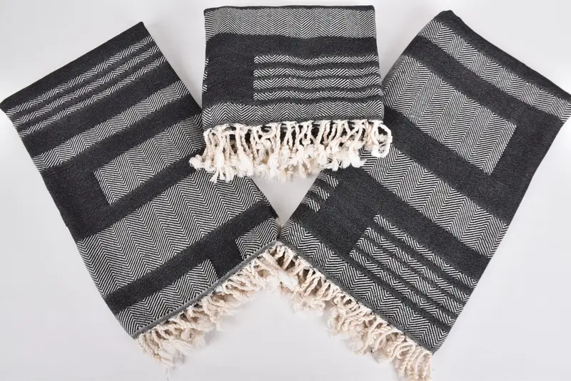 Bachelor Towel, Best Beach Towel, Turkish Beach Towel Bulk, Gift Boxes Towel, 68x38 Cotton Chevron Towel, Housewarming Gift, Quick-Dry Beach Towel - 6