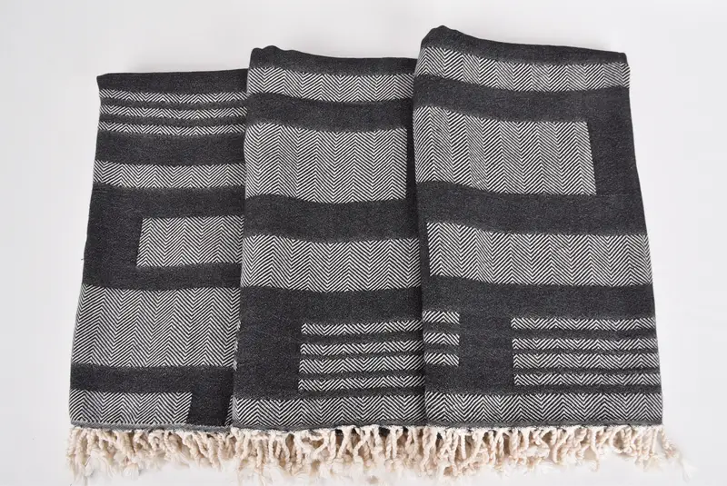 Bachelor Towel, Best Beach Towel, Turkish Beach Towel Bulk, Gift Boxes Towel, 68x38 Cotton Chevron Towel, Housewarming Gift, Quick-Dry Beach Towel - 7