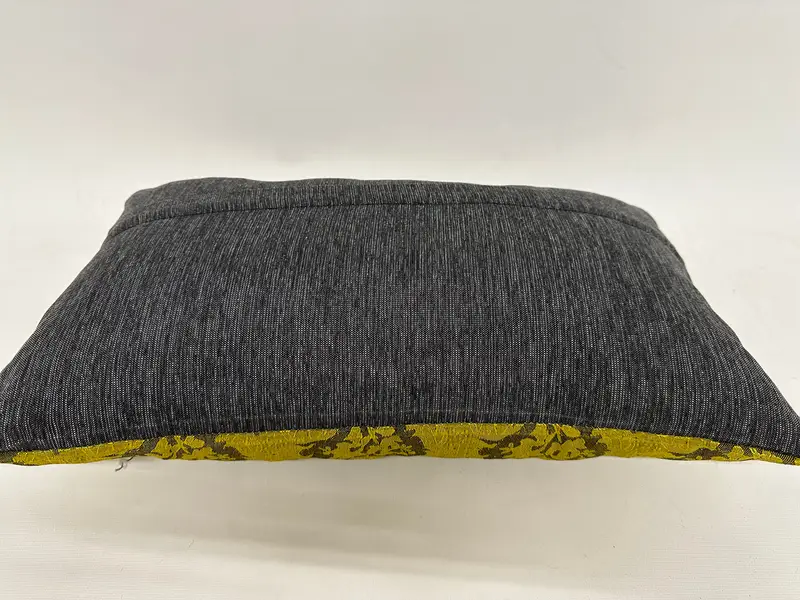 Vintage -Wurfkissen -Gehäuse, Vintage -Kissen, Kilimkissen, Kissen, ethnischer Kilimteppichkissen, Aztec -Kissenbezug, 12x20 grüne Kissen - 7