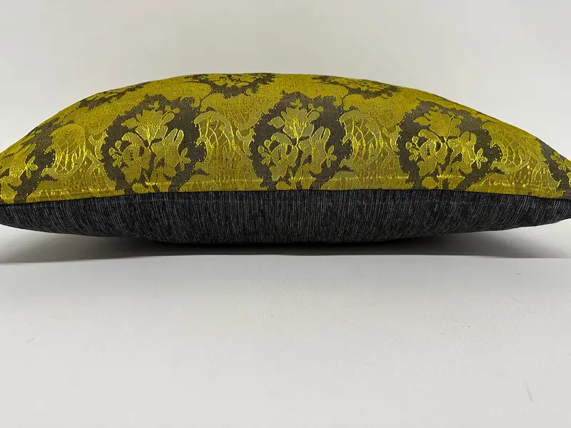 Vintage -Wurfkissen -Gehäuse, Vintage -Kissen, Kilimkissen, Kissen, ethnischer Kilimteppichkissen, Aztec -Kissenbezug, 12x20 grüne Kissen - 5