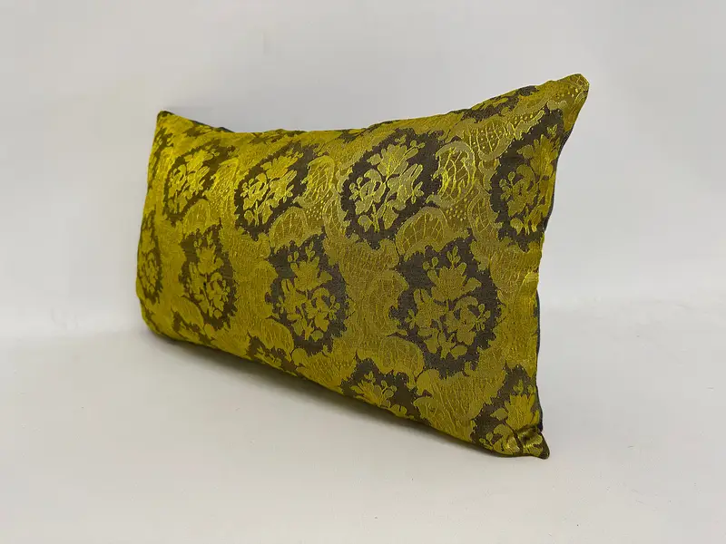 Vintage -Wurfkissen -Gehäuse, Vintage -Kissen, Kilimkissen, Kissen, ethnischer Kilimteppichkissen, Aztec -Kissenbezug, 12x20 grüne Kissen - 4