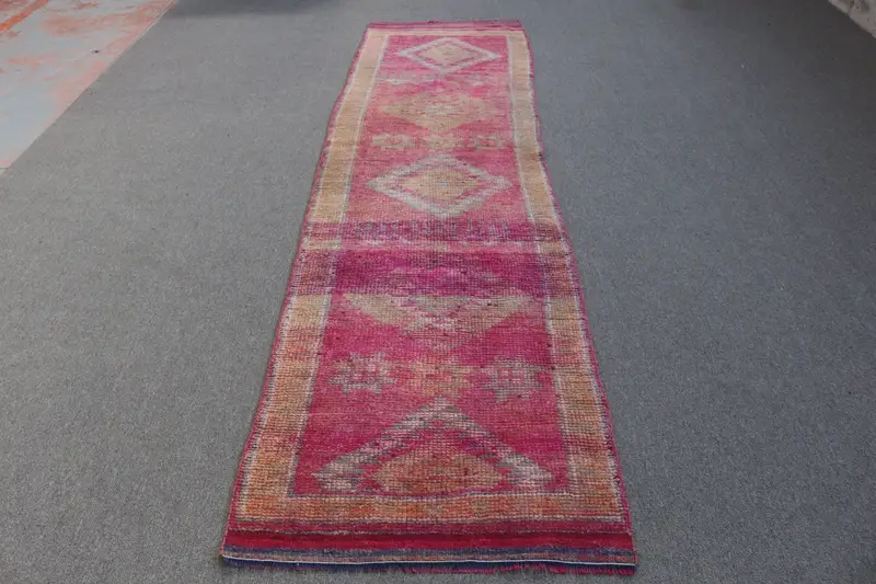 Alfombra 10,6x10,56 ft rosa, estampado de plantas y árboles marrones