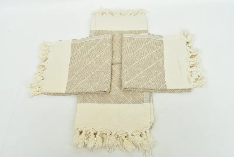 Lisans havlu, küçük banyo havlu, onun için hediye, düğün hediyesi, el boyu havlu, 36x18 pamuk geometrik havlu, mutfak havlu, en iyi arkadaş hediyesi - 6