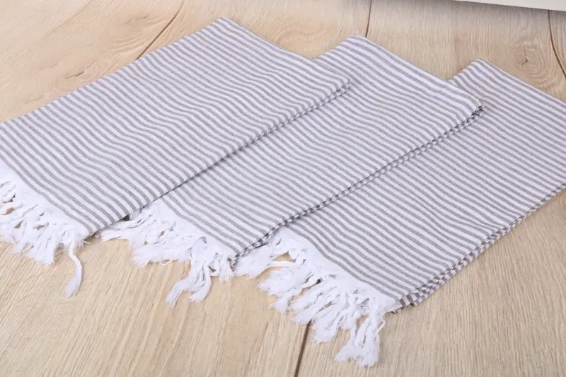 Organic Towel, Wedding Favors, Beach Towel Gift, 68x36 Cotton Striped Towel, Peshtemal Towel, Gift For Boyfriend, Bachelorette Party Gifts For Bride - 6