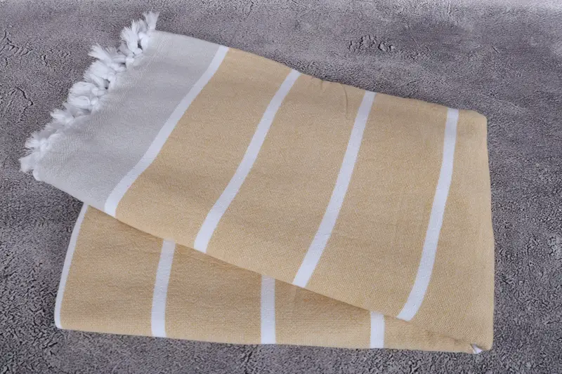 Turkish beach towel, Spa Gift Towel, Bachelorette Beach Towel, Gift For Mom, Bridesmaid Gifts, 68x40 Cotton Striped Terry Towel, Turkish towel - 6