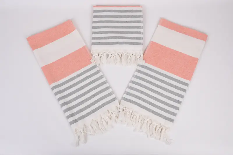 Personalized Gift, Gift For Bride, Spa Towel, Travel Towel, Personalized Gifts, Guest Towel, Turkish Tea Towel, 36x18 Cotton Striped Terry Towel - 6