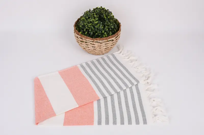 Personalized Gift, Gift For Bride, Spa Towel, Travel Towel, Personalized Gifts, Guest Towel, Turkish Tea Towel, 36x18 Cotton Striped Terry Towel - 4