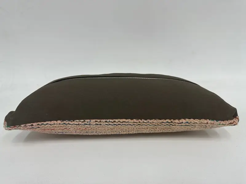 Veranda yastık örtüsü, Türk yastığı, aksan atma yastığı sahte, antika yastık, hediye yastığı, 8x16 bej yastık, kabile yastık sham, yastık - 7