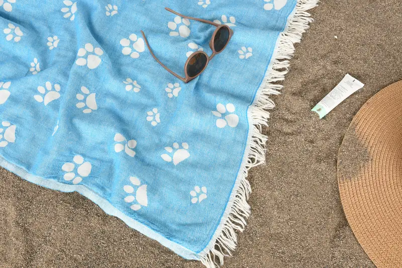 Wedding Gift For Bride, Guest Towel, Wedding Gifts Towel, Travel Towel, 70x36 Cotton Paw Design Towel, Monogram Turkish Towel, Bridesmaid Gift Towel - 7